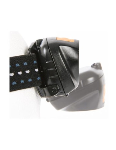2-in-1 STIRNLAMPE MIT 4 WEIßEN UND 3 ROTEN LEDs