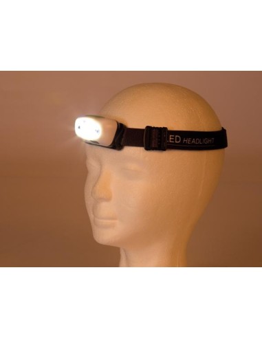 RECHARGEABLE LED HEADLIGHT WITH ON/OFF SENSOR