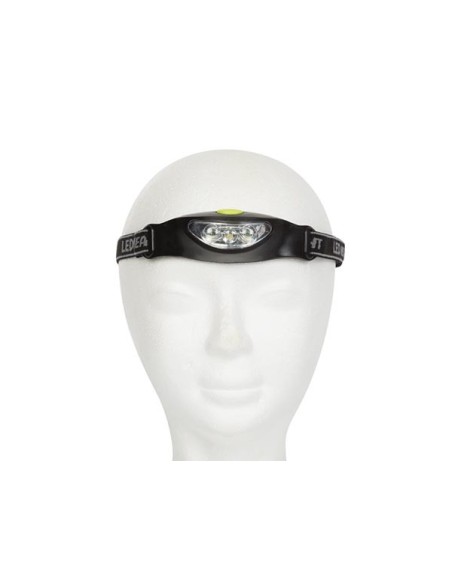 LAMPE FRONTALE AVEC 3 LED BLANCHES ULTRALUMINEUSES