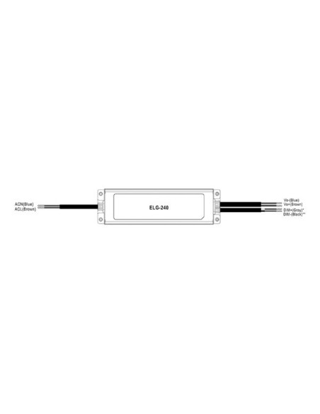 AC-DC SINGLE OUTPUT LED DRIVER WITH PFC - 3 WIRE INPUT - ADJUST WITH POTMETER