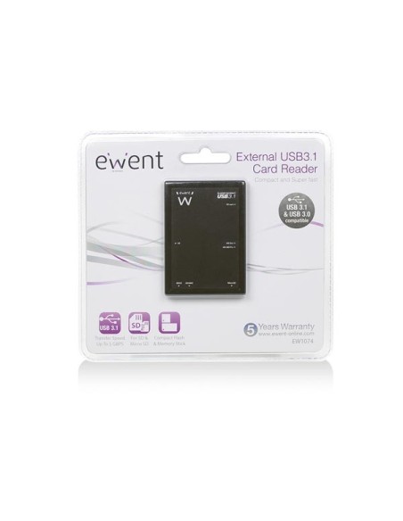 EWENT - FAST USB 3.1 EXTERNAL MULTI CARD READER