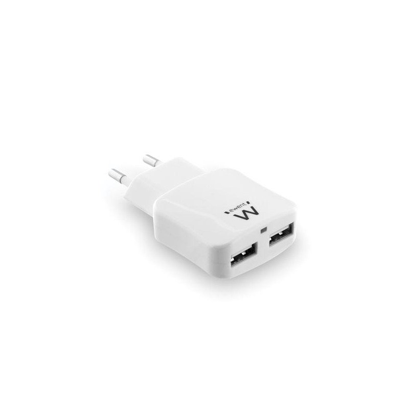 EWENT - 2-POORTS SMART USB-LADER - 2.4 A