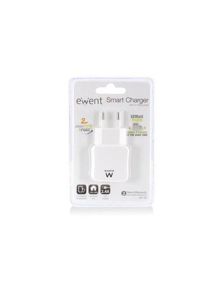 EWENT - INTELLIGENTES 2-PORT-USB-LADEGERÄT - 2.4 A