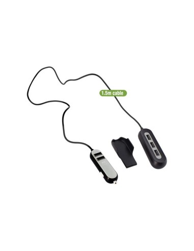 EWENT - CHARGEUR DE VOITURE AVEC 5 PORTS USB -...