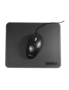 EWENT - MOUSE PAD - BLACK LEATHER LOOK