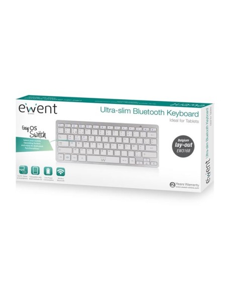 EWENT - CLAVIER BLUETOOTH ULTRAMINCE - DISPOSITION BE (AZERTY)