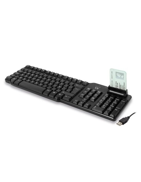 EWENT - MULTIMEDIA KEYBOARD - USB - SMART CARD eID READER - BE KEYBOARD LAYOUT