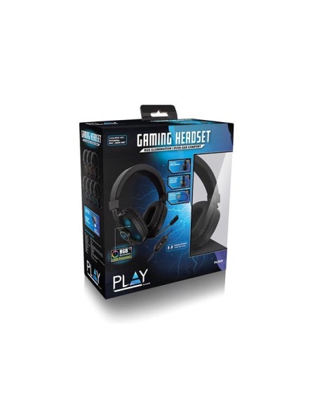 EWENT - GAMINGHEADSET MIT MIKROFON UND LED RGB-BELEUCHTUNG