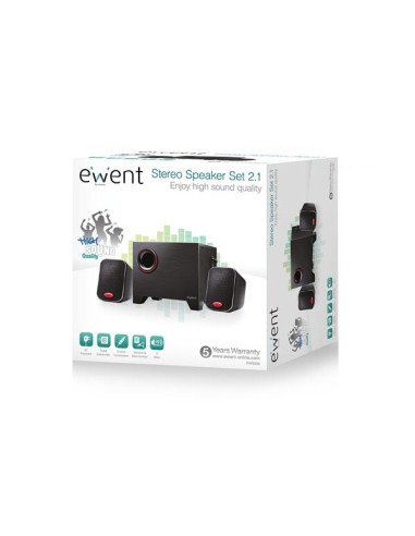 EWENT - STEREO-LAUTSPRECHER 2.1 MIT SUBWOOFER
