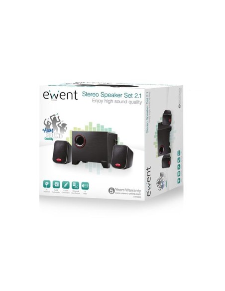 EWENT - STEREO-LAUTSPRECHER 2.1 MIT SUBWOOFER