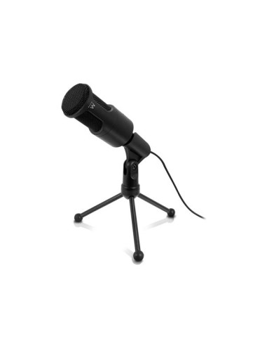 EWENT - PROFESSIONAL MULTIMEDIA MICROPHONE WITH STAND - WITH NOISE CANCELLING