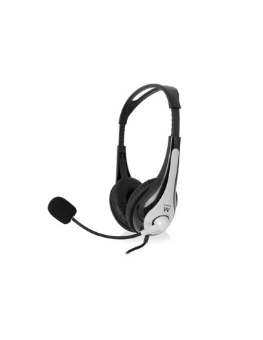 EWENT - STEREO HEADSET MET MICROFOON & VOLUMEREGELING