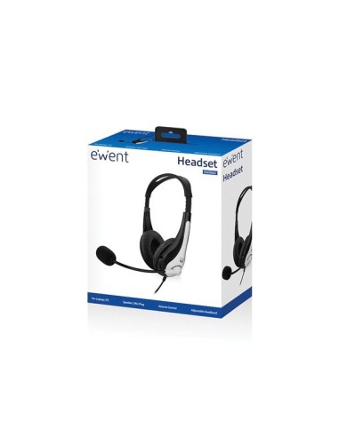 EWENT - STEREO HEADSET MET MICROFOON &...