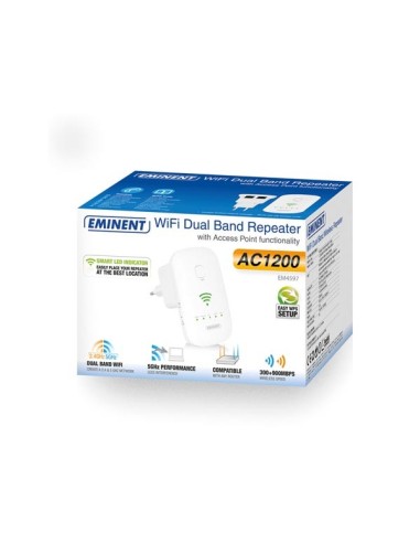 EMINENT - AC1200 DUAL BAND WIFI REPEATER