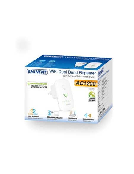 EMINENT - AC1200 DUAL BAND WIFI REPEATER