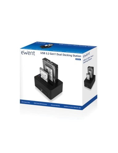 EWENT - DUAL DOCKING STATION USB 3.1 GEN1 (USB...