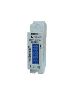 SINGLE PHASE - SINGLE MODULE DIN RAIL MOUNT kWh METER -...