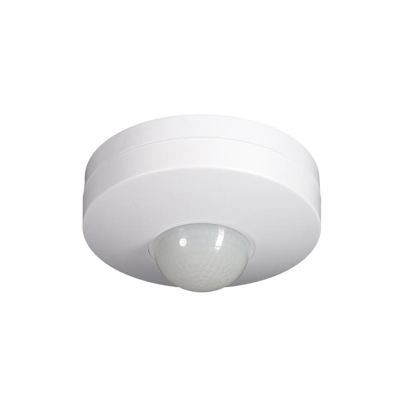 PIR MOTION DETECTOR FOR CEILING MOUNTING - WHITE