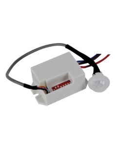 MINI DÉTECTEUR DE MOUVEMENT PIR - À ENCASTRER - 12 VCC