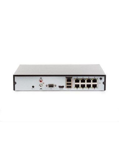Enregistreur Vidéo Réseau IP - 8 Canaux - POE -...