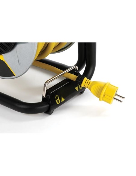 STANLEY FATMAX - ENROULEUR NÉOPRÈNE AVEC SYSTEME "ANTI-TWIST" - 25 m - 3G2.5 - 4 PRISES