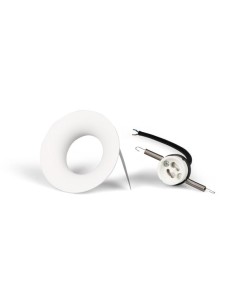 recessed ceiling fixture GU10 - curved - white