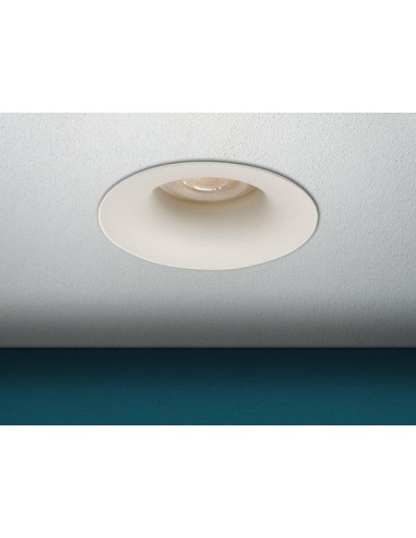 inbouw plafondarmatuur GU10 - gebogen - wit