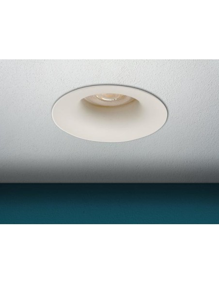 plafonnier encastré GU10 - courbé - blanc