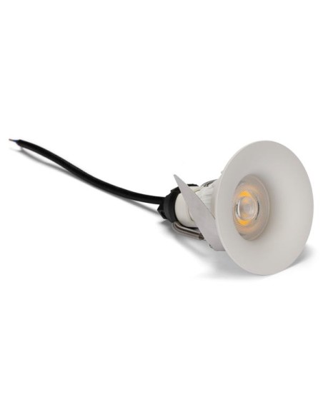 recessed ceiling fixture GU10 - curved - white