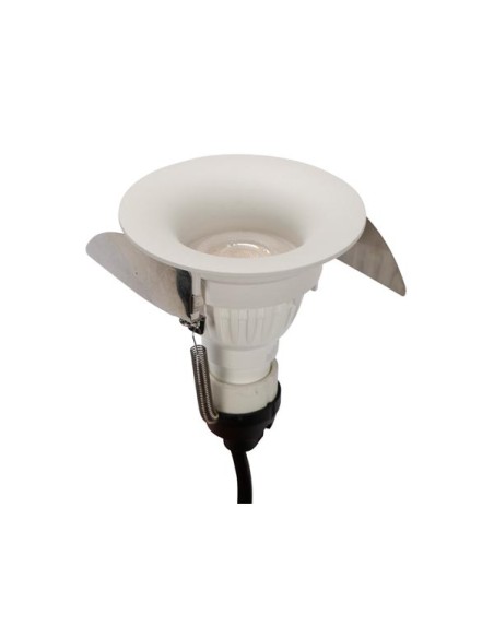 plafonnier encastré GU10 - courbé - blanc