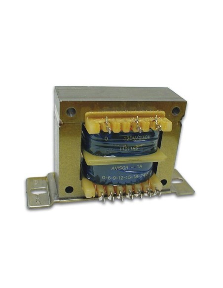 MULTISPANNINGSTRANSFORMATOR  50VA 1 x 6-9-12-15-18-24V / 1 x 2.08A