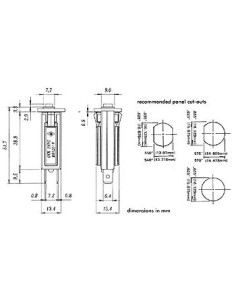 AUTOMATIC FUSE 16A - 125VAC 2