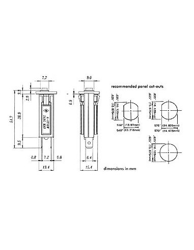 AUTOMATISCHE SICHERUNG 16A - 125VAC