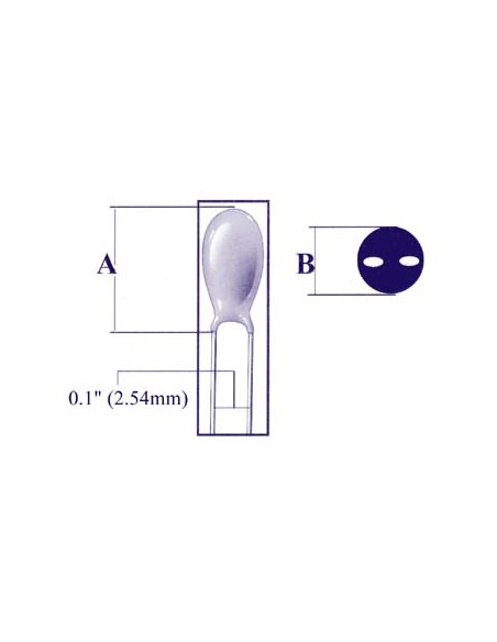 CONDENSATEUR TANTALE  33µF / 16V