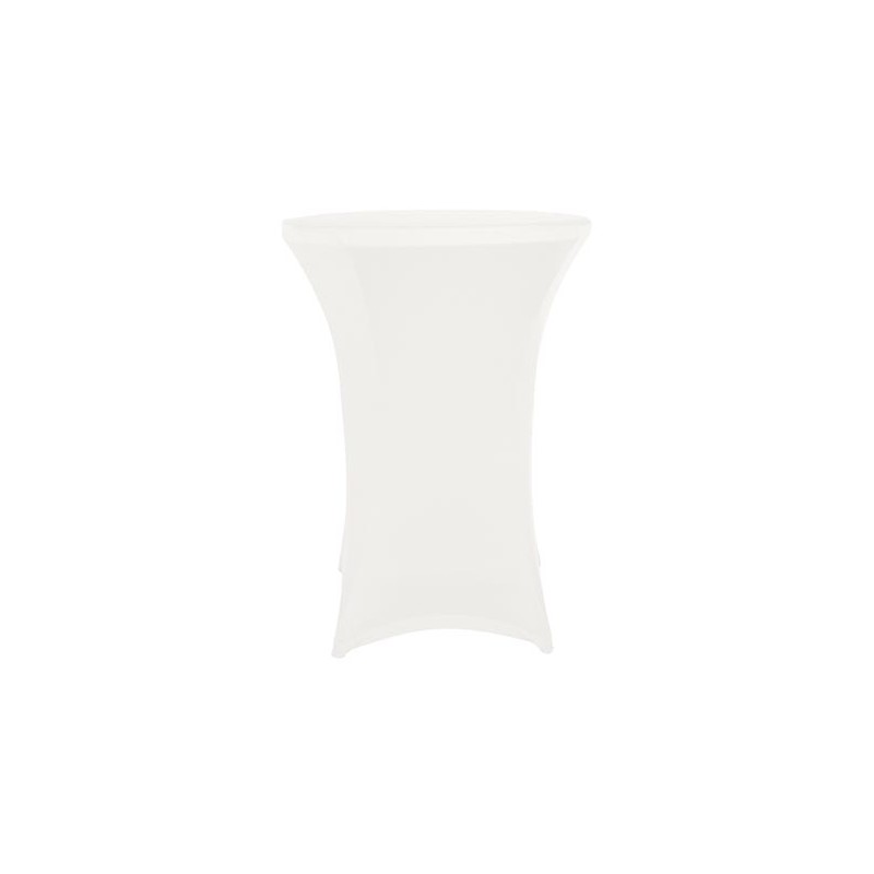 Cocktail table cover - white