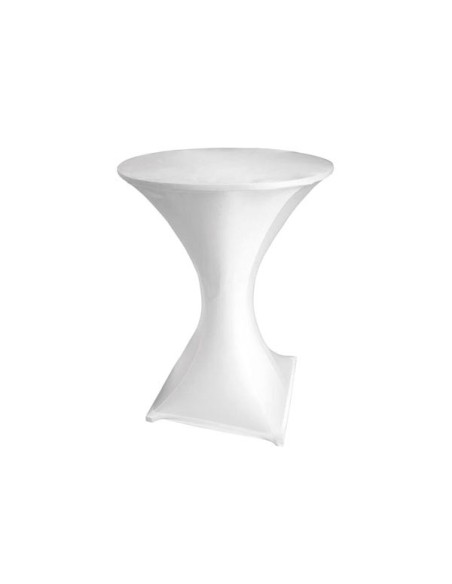 Cocktail table cover - white