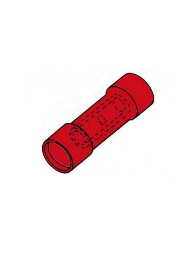 BUTT CONNECTOR RED