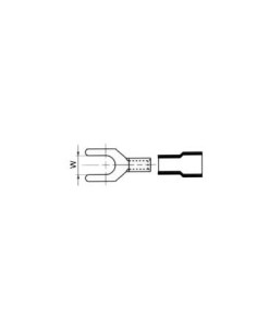 COSSE A FOURCHE 3.7mm - ROUGE 2
