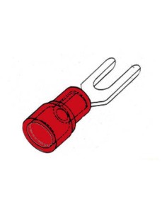 COSSE A FOURCHE 4.3mm - ROUGE