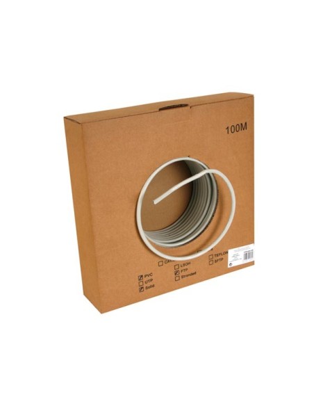 CÂBLE FTP, CAT6, 4 x 2 x 0.57mm, 4 PAIRES TORSADEES, LONGUEUR : 100m