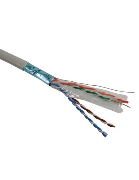 FTP-KABEL, CAT6, 4 x 2 x 0.57mm, 4 TWISTED PAIRS, LENGTE: 100m