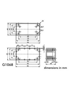 UTILITYBOX - GREY - 95 x 48 x 38 mm