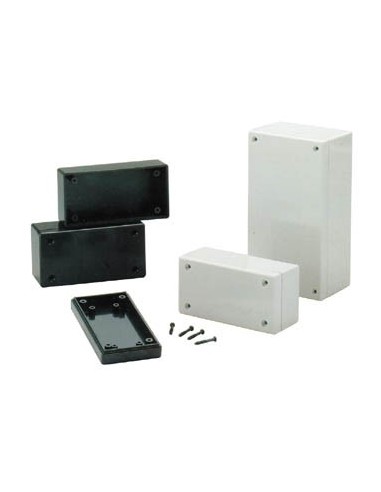 COFFRET EN ABS - GRIS 95 x 48 x 38mm