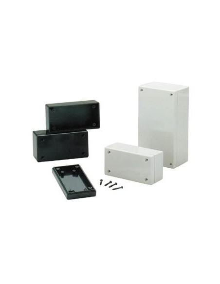 COFFRET EN ABS - GRIS 95 x 48 x 38mm