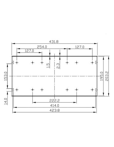 19" RACK MOUNT ABS ENCLOSURE - 1U