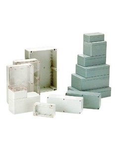 ABS-GEHÄUSE - WASSERDICHT - DUNKELGRAU - 64 x 58 x 35 mm 2