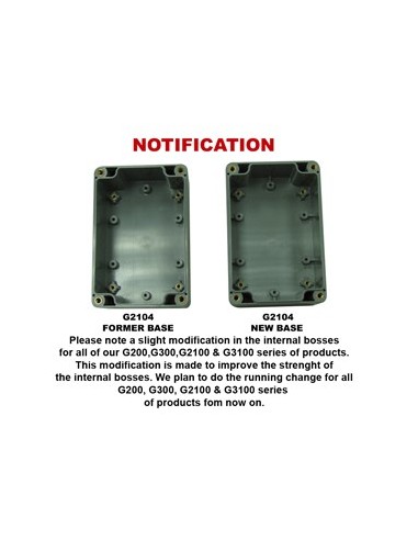 SEALED ABS ENCLOSURE - DARK GREY - 64 x 58 x 35 mm