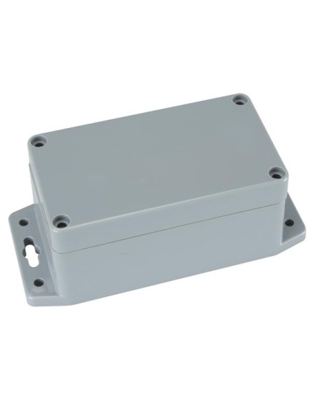 SEALED ABS BOX WITH MOUNTING FLANGE 115 x 65 x 55 mm