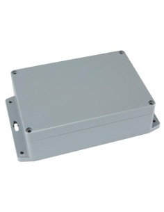 ABS-GEHÄUSE MIT MONTAGEFLANSCH - WASSERDICHT - 171 x 121...