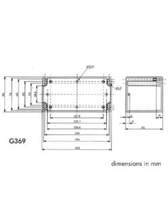 SEALED ABS ENCLOSURE - DARK GREY - 160 x 80 x 85 mm